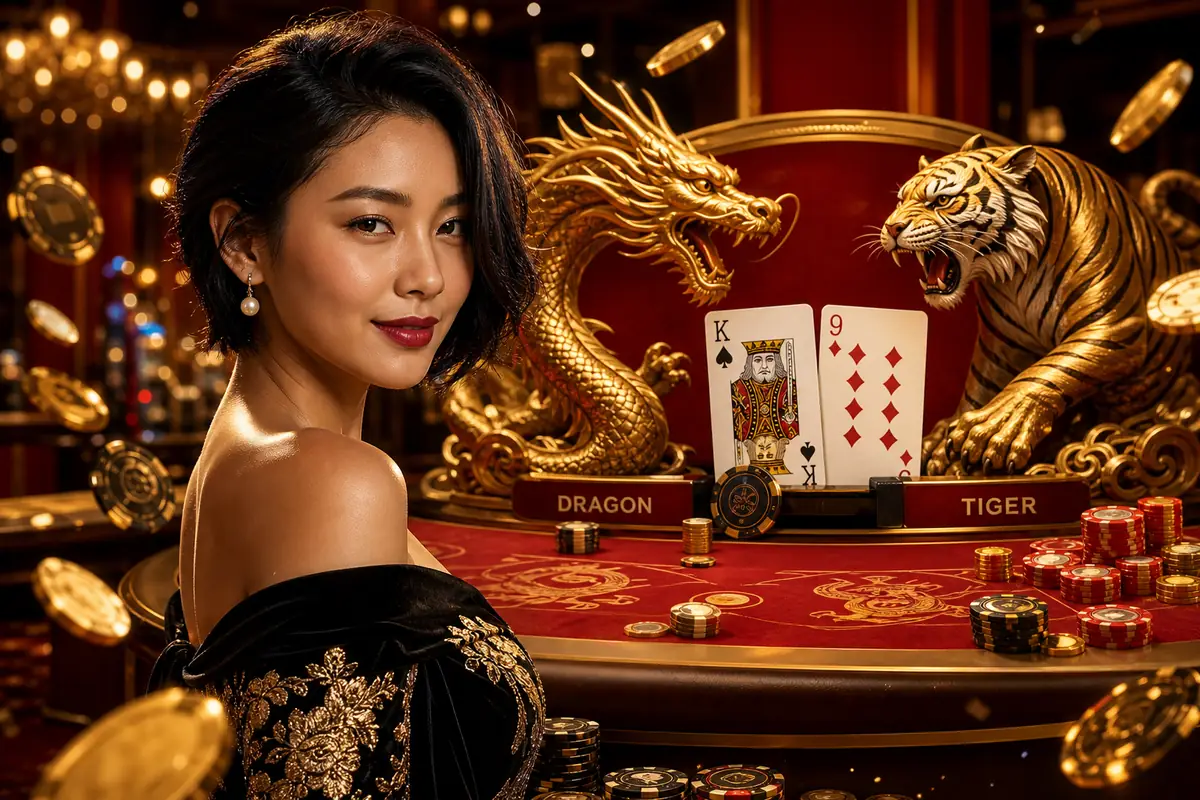 vcity88 meja Dragon Tiger live casino